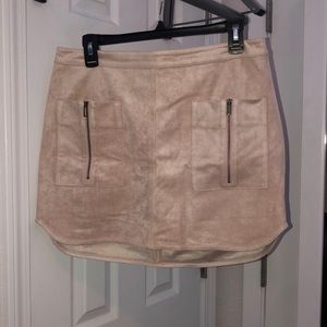 BCBGeneration suede skirt